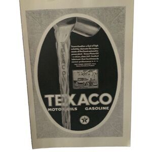 Vintage 1923 Texaco Fuel of High Volatility Ad Advertisement